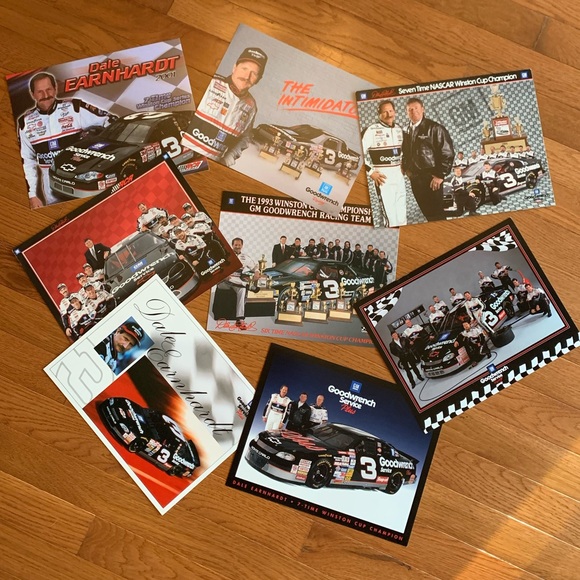 Collectible Dale Earnhardt fan cards - set of 8 - Picture 1 of 7